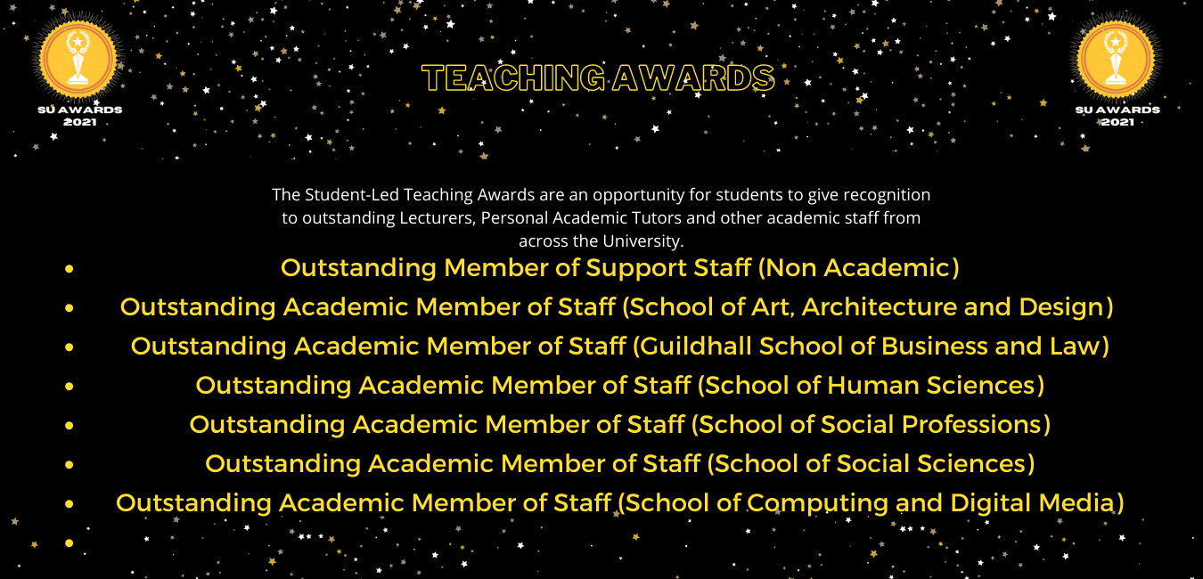 Awards List: Teaching Awards
